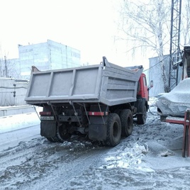 Самосвал для пескоструйной очистки